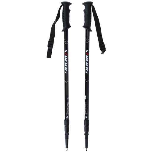 [610/15/1501/09/UNI] turistické hole Viking Rock Trekking black