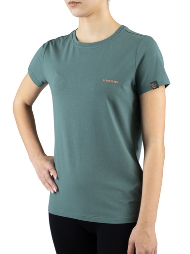 Damen-T-Shirt Viking Harvi Bamboo Lady turquise