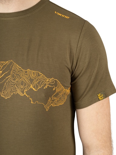 T-shirt Viking Hopi Man olive