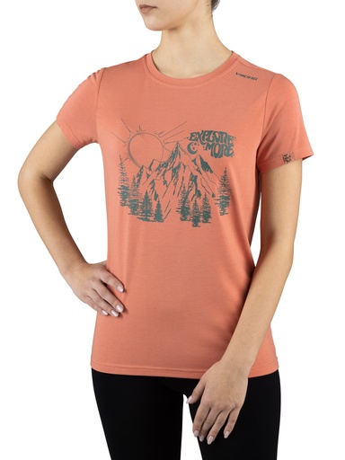 T-Shirt Viking Hopi Lady pink
