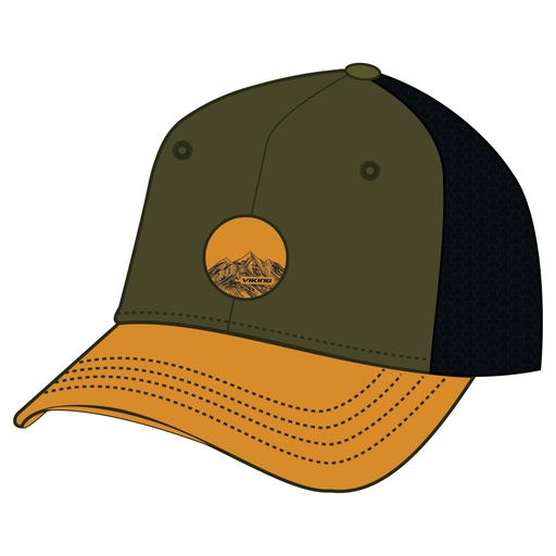 [802/25/3902/7364/UNI] cap viking Sedona Man green/yellow