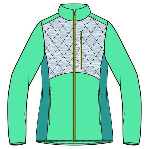 bunda Viking Montana Lady turquise/grey