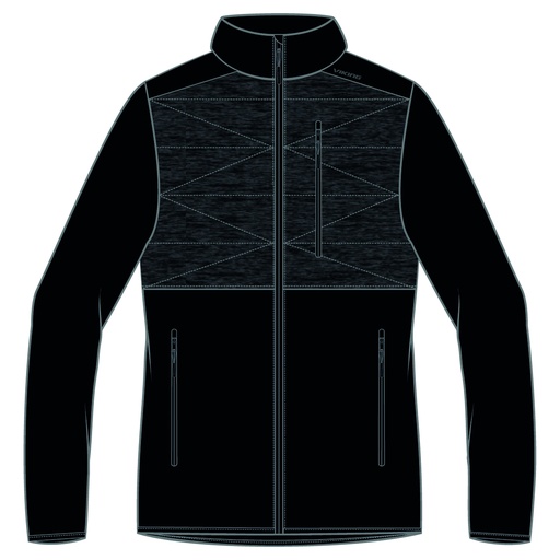 bunda Viking Montana Man black/grey