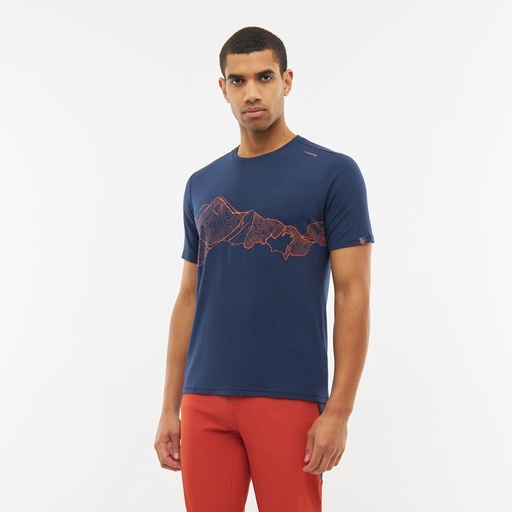 men's t-shirt viking Lenta Bamboo Light Man dress blue