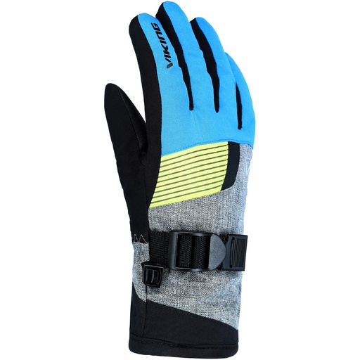 children's gloves viking Forter Ski Kids grey/blue