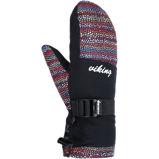 gloves viking Tanuka Mitten Ski Lady black/purple