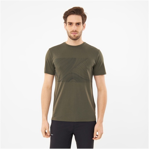 [500/26/7112/7400] men's t-shirt viking Morain Bamboo Man olive