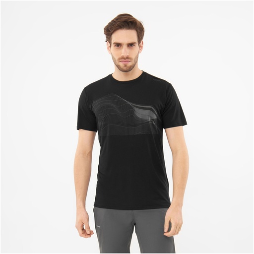 [500/26/7112/0900] Herren-T-Shirt Viking Morain Bamboo Man black