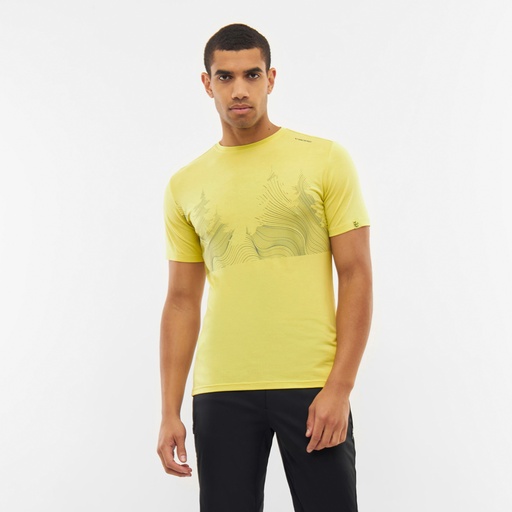 men's t-shirt Viking Lenta Bamboo Light Man yellow