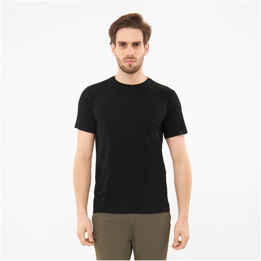 Herren-T-Shirt Viking Lenta Bamboo Light Man black