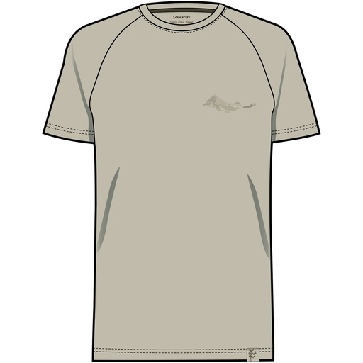 Herren-T-Shirt Viking Likelo Bamboo Man beige