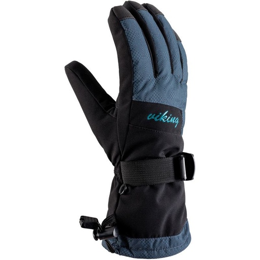 gloves viking Tanuka Ski Lady black blue