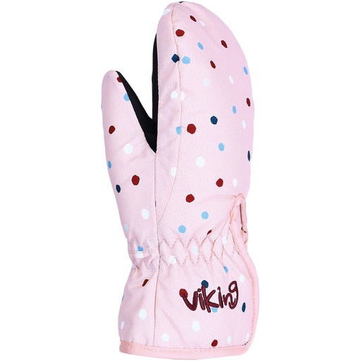 detské rukavice Viking Minnis light pink/multicoror