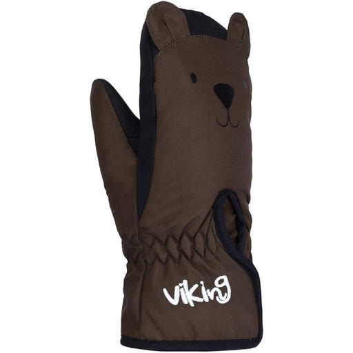 children's gloves Viking Minnis dark brown