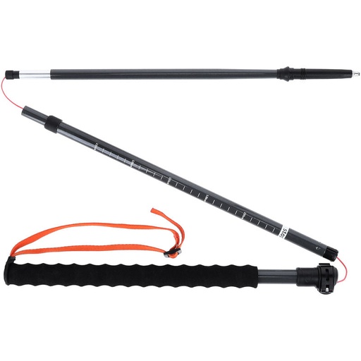 [610/26/3019/0854/UNI] hiking poles viking Mission FS grey/red