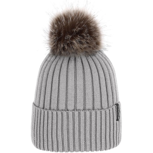 [210/26/6619/0200/UNI] dámska čiapka Viking Hana Pompon light grey