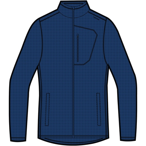 pánska mikina Viking Admont Full Zip navy