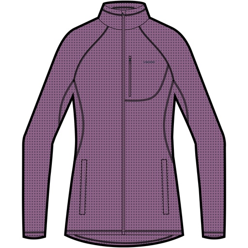  dámska mikina Viking Admont Full Zip pink