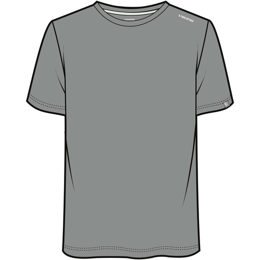 men's T-shirt Viking Lenta Bamboo Light light grey