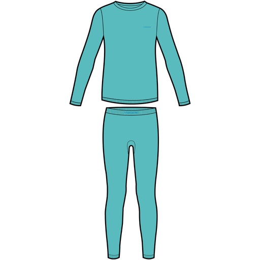 thermal base layer Viking Flam Kids Set  light blue