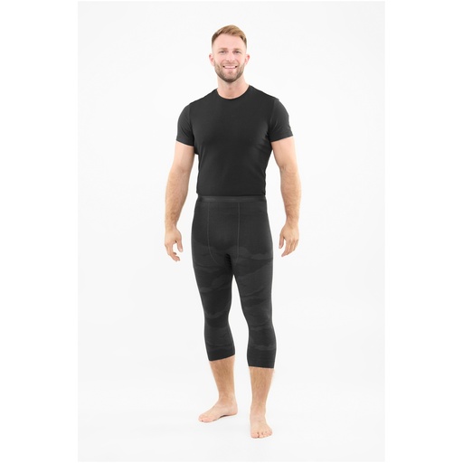 pánske termoprádlo Viking Gasher Man 3/4 nohavice black