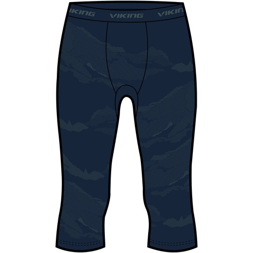 pánske termoprádlo Viking Gasher Man 3/4 nohavice navy