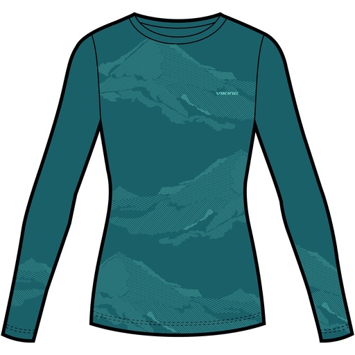 dámske termoprádlo Viking Gasher Lady Longsleeve turquise