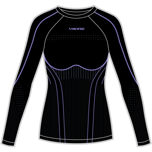 termoprádlo Viking Etna 2.0 Longsleeve black/purple