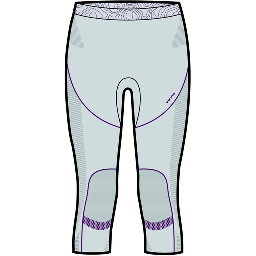 termoprádlo Viking Gaja 3/4 nohavice grey