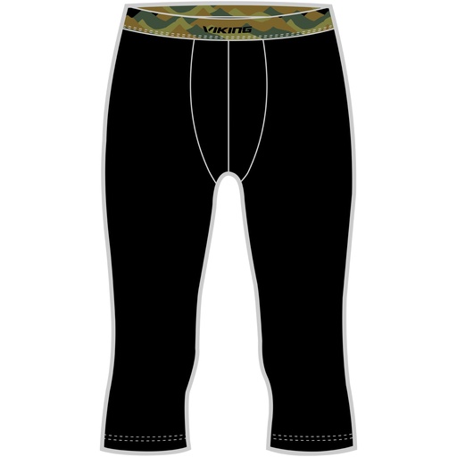 pánske termoprádlo Viking Novena Man 3/4 nohavice black