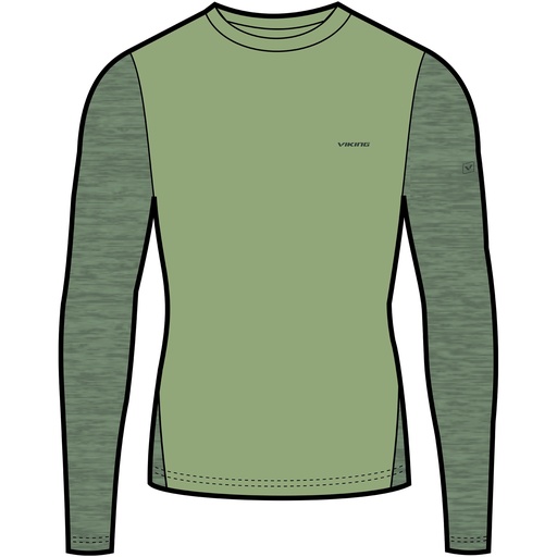termoprádlo Novena Man Longsleeve olive