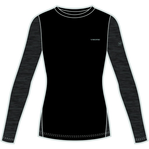 termoprádlo Novena Lady Longsleeve black