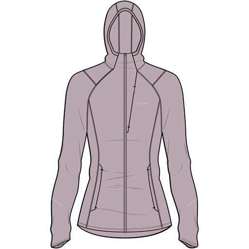 [730/27/8593/4000] women's sweatshirt Viking Birger Hoodie Lady light pink