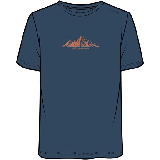 [500/22/6644/1900] Herren-T-Shirt Viking Lenta Bamboo Light Man navy