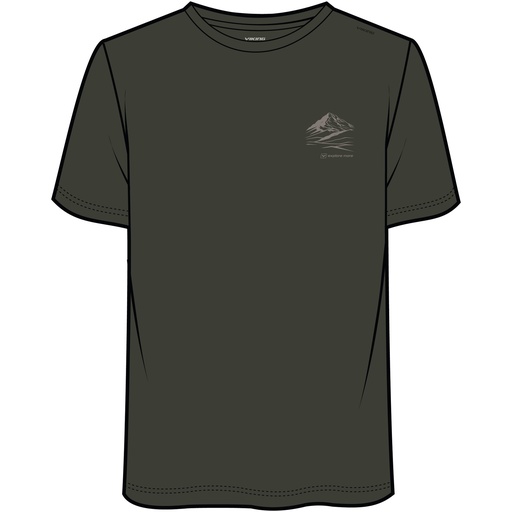 [500/22/6644/7400] Herren-T-Shirt Viking Lenta Bamboo Light Man olive