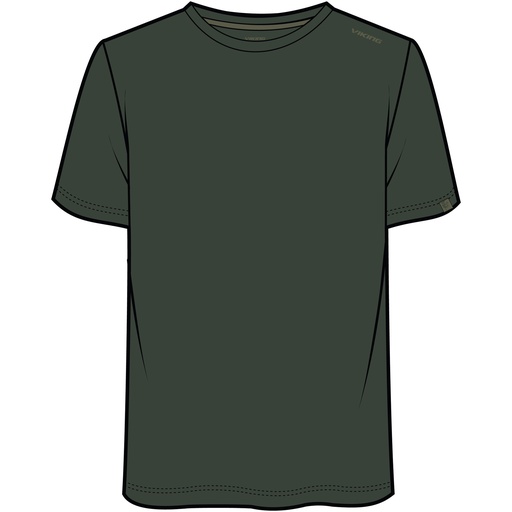 [500/22/6644/7474] Herren-T-Shirt Viking Lenta Bamboo Light Man dk green