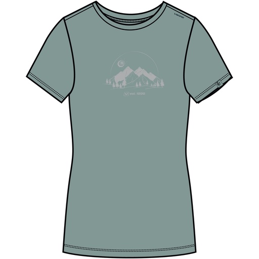 [500/22/5540/7382] women's t-shirt Viking Lenta Bamboo Light Lady green/beige