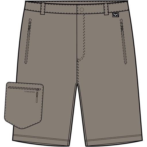 [800/24/2630/8200] krátké kalhoty Viking Sumatra Man beige