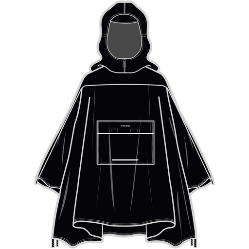 [700/28/3500/0900/UNI] pončo Viking Vesper Backpack black