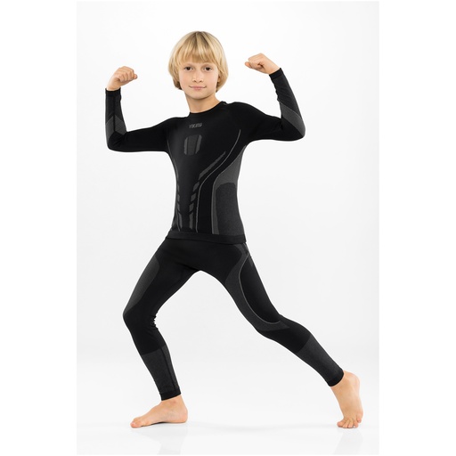 children's thermal underwear Viking Riko 2.0 black